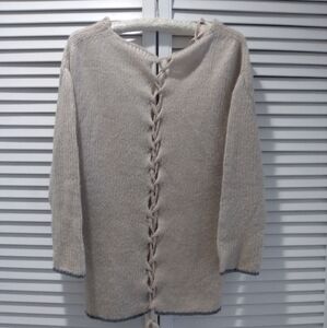 Womens Beige Sweater, Tommy Girl, Size Small